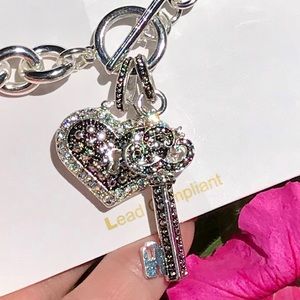 💘 HEART LOCK AND KEY TOGGLE BRACELET!